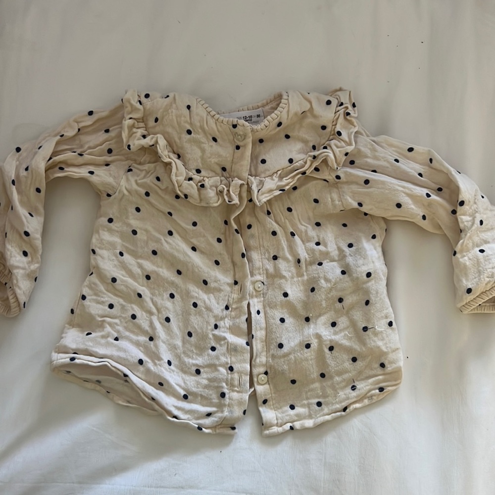 Zara blouse size 12-18 months